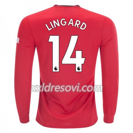 Manchester United Jesse Lingard 14 Domaći Nogometni Dres 2019-2020 Dugim Rukavima